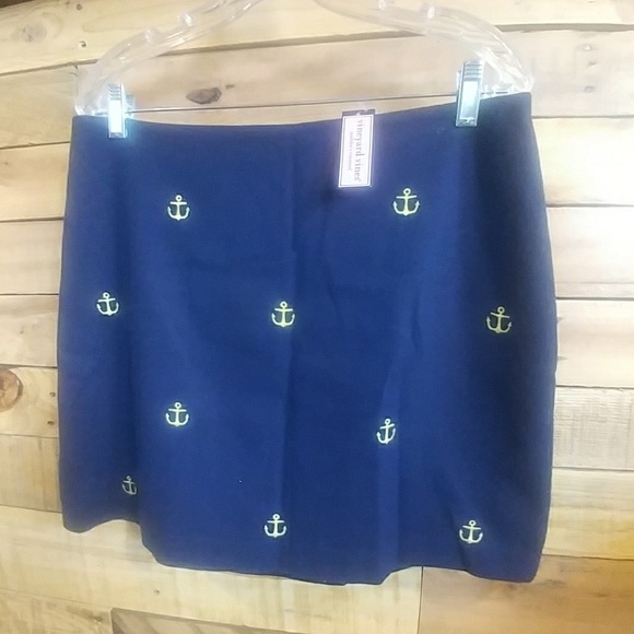 Vineyard Vines Dresses & Skirts - Vineyard Vines Anchor Skirt, Wool Blend